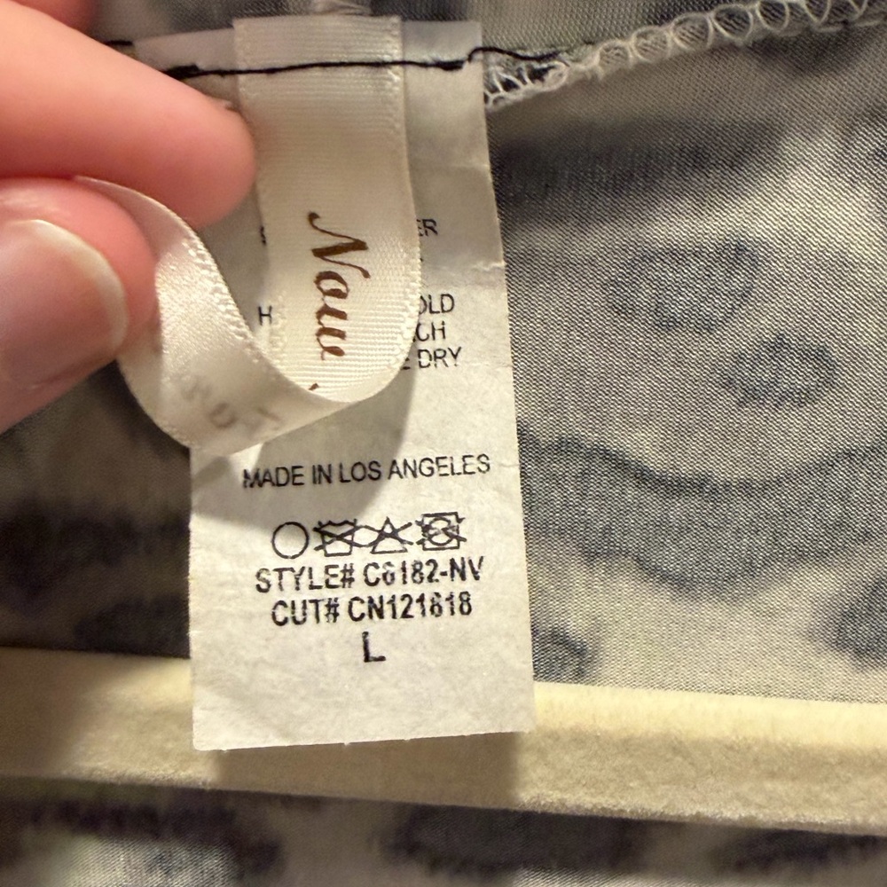 Leopard Print Open Front Cardigan - Picture 3 of 3